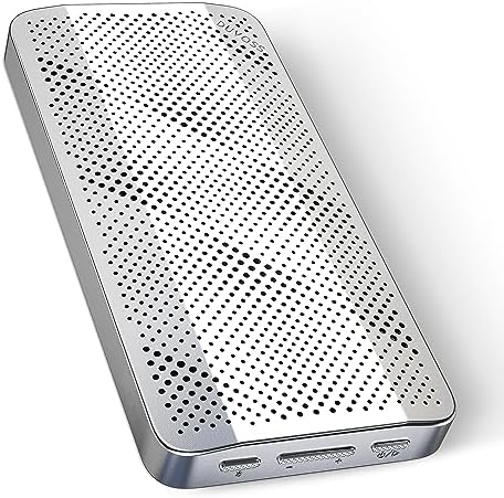 Bluetooth Speaker, 0.65" Ultra Thin Portable Magnetic Speakers, Loud&Clear Sound, IP67 Waterproof Dustproof, Bluetooth 5.1, TWS Pairing, EQ Mode, Sleek Small Wireless Speaker for Home, Outdoor