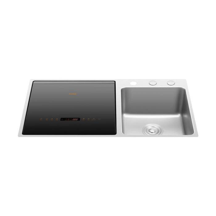 FOTILE SD2F-P5L 3-in-1 In-Sink Dishwasher & Kitchen Sink Combo with 360° Cleaning, Produce Wash, Child Lock, Energy Efficient for Space-Saving Hygienic Kitchen Solutions (Dishwasher on the Left)