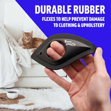 Chom Chom Detailer- Scraper for Pet Hair Remover and Lint - Great for CAR - Cat and Dog Hair Remover for Couch, Furniture, Carpet, Clothing and Bedding - Travel Multi-Surface Fur Removal Tool