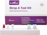 Preview Strep A Test 25 Tests Strips Rapid Strep Test for Group A Strep Throat Swab Test Kit