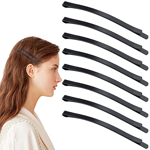 50 Black Jumbo Bobby Pins, 3.34 Inch Metal Hair Clips Hair Pin Bobby-pins Hairpins Hair Accessories for Women Thick Long Updo Hair Style