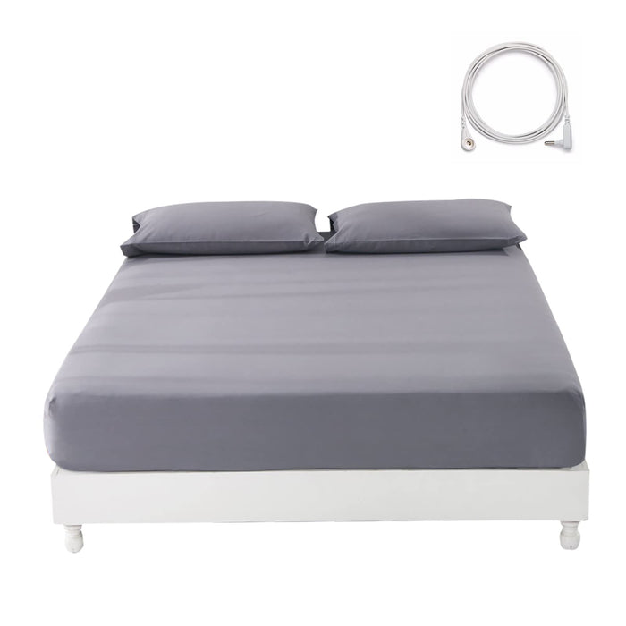 Grounding Sheets for Earthing Full Size Grounding Fitted Bed Sheets with 15 ft Grounidng Cord