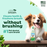 TropiClean Fresh Breath for Dogs | No Brush Dental Gel for Dogs | Dog Dental Gel & Toothpaste for Plaque, Tartar & Stinky Breath | Made in the USA | 4 oz.