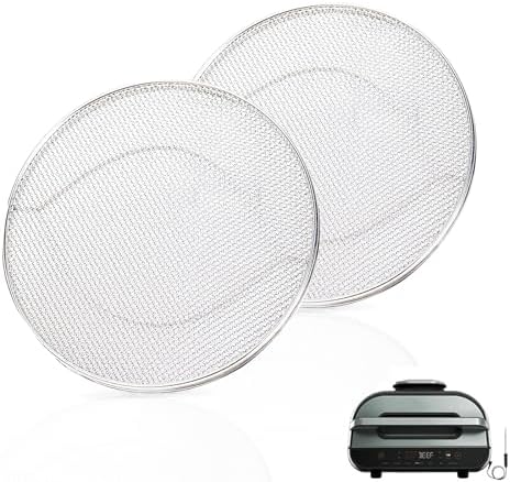 2PCS Replacement Splatter Shield for Ninja Foodi FG551,Foodi Grill Air Fryer Accessories,6-in-1 Indoor Grill for FG550, BG500A, DG551