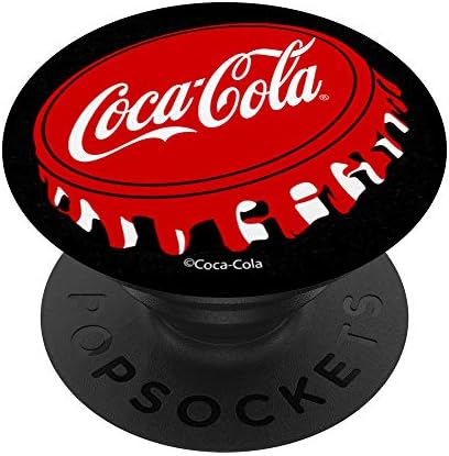 Coca-Cola Old School Retro Red Bottle Cap PopSockets PopGrip: Swappable Grip for Phones & Tablets