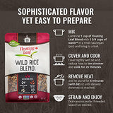 Floating Leaf Wild Rice Blend - 14 ounces, 1 count - Wild Rice Blend With Riceberry, Red Rice And Brown Rices - Gluten Free - Non GMO - All Natural - Vegan - Plant Based