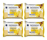 Dickinson's Original Witch Hazel Refreshingly Clean Cleansing Cloths with Aloe, 4 Pack, 25 Cloths per Pack