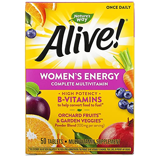 Nature's Way Alive! Women's Energy Multivitamin Multimineral - 50 tabs (PACK OF 2)