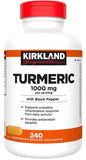 Just Grown Turmeric 1000 mg., 240 Capsules (1 pack)