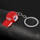 MAGA & Trump Apparel Keychain MAGA Trump 2024 Show Your Support for Trump Everywhere You Go (Red MAGA Hat, 2 pack)