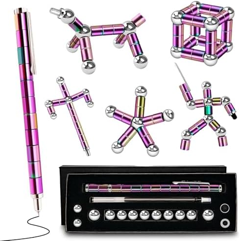 Fidget Pen Gift For Teen Boys - Magnetic Pen Cool Birthday Gifts For 10 11 12 13 14 15 16 17 18 Year Old Girls - Popular Gifts For Teenage Young Men Magnet Toys Men'S High School Graduation Gifts