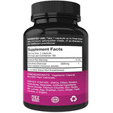 Pure Organic Activated Charcoal Capsules - 600mg per Capsule, 90 Vegetarian Capsules