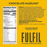 FULFIL Protein Snack Bars, Best Sellers Variety Pack, 15g Protein, Pantry Staples, 12 Count