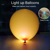 JJGoo 100Pcs Mixed Color LED Balloon Lights, Waterproof Round Balls Light up for Balloon Paper Lantern Easter Eggs Pumpkin Birthday Party Wedding Halloween Christmas