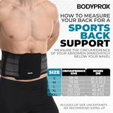 Bodyprox Breathable Back Brace, Back Support Brace for Men and Women. (Small)