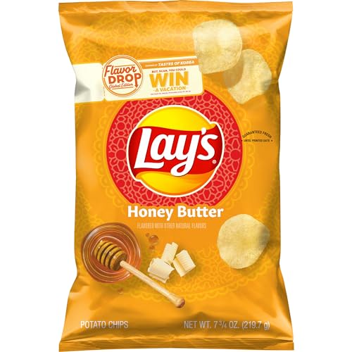 Lay's Potato Chips, Honey Butter, 7.75 Oz