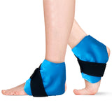 RelaxCoo 2 Ankle Ice Pack Wrap for Swelling, Reusable Gel Ice Pack for Ankle Injuries, Cold Compress Therapy for Foot Pain Relief, Achilles Tendonitis, Plantar Fasciitis, Sprains