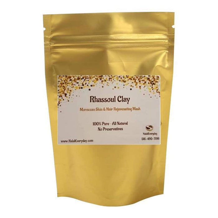 HALALEVERYDAY Rhassoul Clay (Ghassoul Clay) 1/2 lb