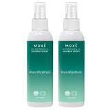 MOXE Eucalyptus Oil Shower Mist, Spa Steam Spray, Certified Natural 100% Essential Oils, Made in USA, Aromatherapy, Sinus Congestion Relief, Tension Relief (8oz)