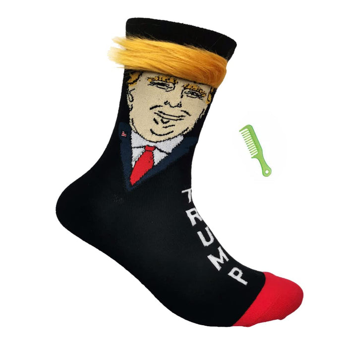 Trump Socks - Unisex Funny Gift Socks Novelty President 2024 Socks (One_Size)