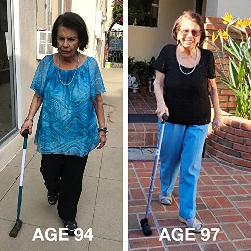 The 3rd Foot Cane is Patented to Maintain Balance, Stability, Upright Posture & Alignment for Men, Women & Seniors Best Drop Foot & Rehab Cane