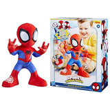 Spidey and his Amazing Friends Marvel Dance 'N Crawl Spidey, Interactive Plush Toy with 20 Phrases & Sounds, 2 Songs, Super Hero Toys for Kids 3 & Up