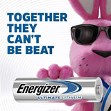 Energizer AA Batteries, Ultimate Lithium Double A Battery, 4 Count