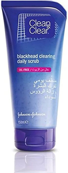 Clean and Clear Blackhead Clearing Daily Scrub, 150ml