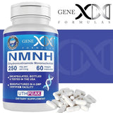 GENEX 250mg NMNH (60 Capsules - 30 Servings) | Uthpeak™ NMNH (Dihydronicotinamide Mononucleotide) NAD+ Precursor for Healthy Aging - Non-GMO, Gluten-Free, Vegetarian
