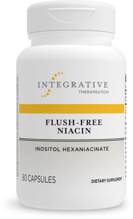 Integrative Therapeutics - Flush-Free Niacin - Inositol Hexaniacinate - 60 Capsules
