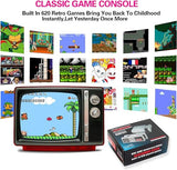 Retro Game Console, GAMENEXT Classic Mini Video Game Consoles Built-in with 620 Games Dual Players Mode Console with 2 Controllers Handheld Games for Kids & Adults (G1 (AV 620 Games))