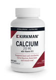 Kirkman - Calcium 200 mg - 120 Capsules - Supports Heart Function - Helps Maintain Strong Bones - Hypoallergenic