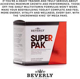 Beverly International Super Pak. 30 Packs. High-Potency Multivitamin, Daily Pack for Energy, Performance, Immune System Health. Custom-formulated for Athletes, Active Men and Women since 1970.