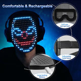 Mr.Pang LED Mask Light up Mask with Gesture Sensing, Cool Face Transforming Mask, Perfect Gifts for Halloween Christmas Birthday Cosplay Party