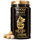 Whole Beast - Organ Blend Dog Treats - Skin & Coat, Digestion, Cognitive Function, and Energy - Beef, Liver, Heart, Kidney, Bone Broth and Blood - Whole Prey - 6oz