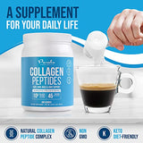 PureLx Collagen Peptides Powder - Unflavored Hydrolyzed Collagen Protein Powder for Coffee & Shakes - Keto Supplement - Non GMO Bovine Collagen Type 1 and 3-16 oz