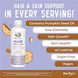 MaryRuth's Liquid Multivitamin (Raspberry) & Hair Growth MAX Liposomal (Almond Cookie) | Clean Label Project Verified® | Energy & Beauty Booster | With Lustriva® + Biotin | Vegan, Non-GMO, Gluten Free