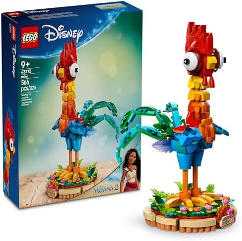 LEGO Disney Moana 2 Heihei - Building Toy for Kids, Girls & Boys, Ages 9+ - Moana & Disney Toy for Fans - Gift Idea for Birthday - 43272