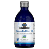 Garden of Life Dr. Formulated Alaskan Cod Liver Oil - Lemon Flavor, 80 Servings - 1000 mg Omega 3s (EPA, DHA & DPA) + Vitamins A & D, Non-GMO, Sustainably Sourced & Line-Caught, 400mL (13.52 fl oz)