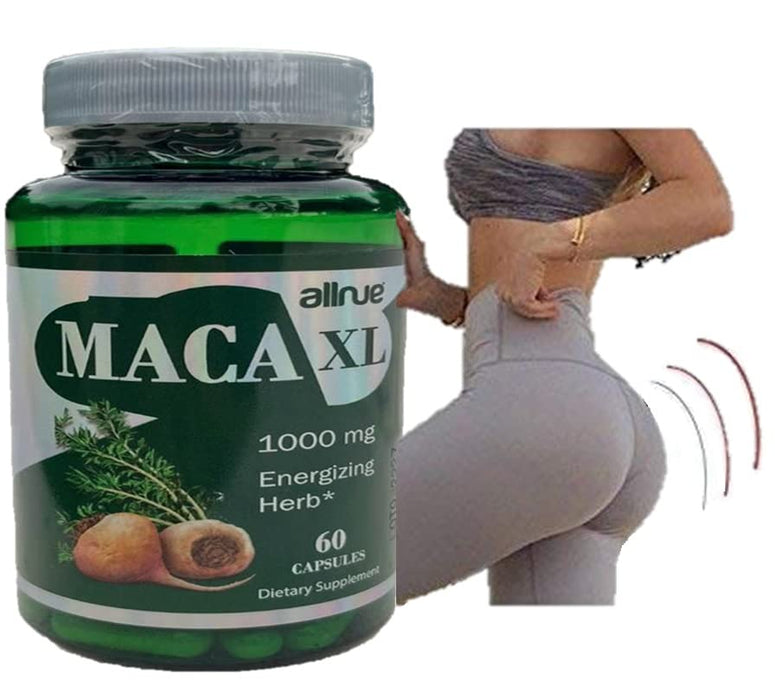 Maca Capsules Original Pill Shape Buttocks Bigger Butt Booty Shaper Super Macaxl Get a Bigger Booty 60 Capsules
