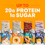 ONE Protein Bars, NEW Recipe Maple Glazed Doughnut, Gluten Free Protein Bars with 20g Protein and 1g Sugar, Pantry Staples, 2.12 oz (12 Count)