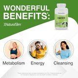 NaturalSlim Somarenew Metabolism Booster, Energy Supplements & Natural Cleanser w/Marine Phytoplankton (Omega 3) & Black Fulvic Acid - Superfood & Complete Nutritional Capsule - 180 Capsules
