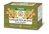 Tadin Herb & Tea Co. Ginger Herbal Tea Blend, Caffeine Free, 24 Count (Pack of 6)