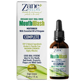 Zane Hellas MouthWash. Oral Rinse with Oregano Oil Power. Ideal for Gingivitis, Plaque, Dry Mouth, and Bad Breath. Alcohol and Fluoride Free. 100% Herbal Solution. 1 fl.oz.-30ml.