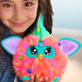 Furby Coral, 15 Fashion Accessories, Interactive Plush Toys for 6 Year Old Girls & Boys & Up, Voice Activated Animatronic