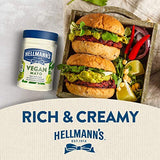 HELLMANN'S Vegan Creamy And Delicious Mayonnaise, No Artificial Flavours Or Preservatives, Perfect Taste For Sandwiches, Barbecue, Cooking, Lunch And Dinner (270g)