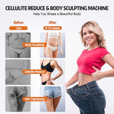 Caytraill New Upgraded Cellulite Massager, Body Sculpting Machine with 4 Washable Pads, Handheld Massager for Belly, Legs, arms and Thighs