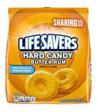 Lifesavers Butter Rum 14.5 ounce bags - Pack of Two - Individually Wrapped - Perfect to Share