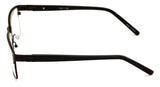 V.W.E. Men Premium Rectangle Metal with Plastic Temple Extra Large Reader - 152mm Wide Frame Reading Glasses (Black, 2.00)