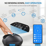 RENPHO Foot Massager Machine with Heat, Shiatsu Deep Kneading, Multi-Level Settings, Delivers Relief for Tired Muscles and Plantar Fasciitis, Fits Feet Up to Men Size 12, Upgrade to WiFi Control